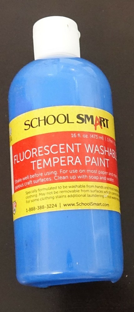 School Smart Washable Tempera Paint - Pint - Blue