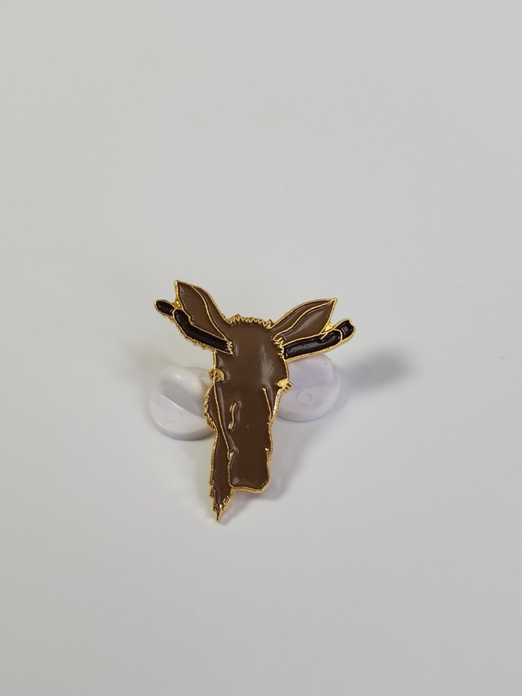 Donkey Head Lapel Pin *