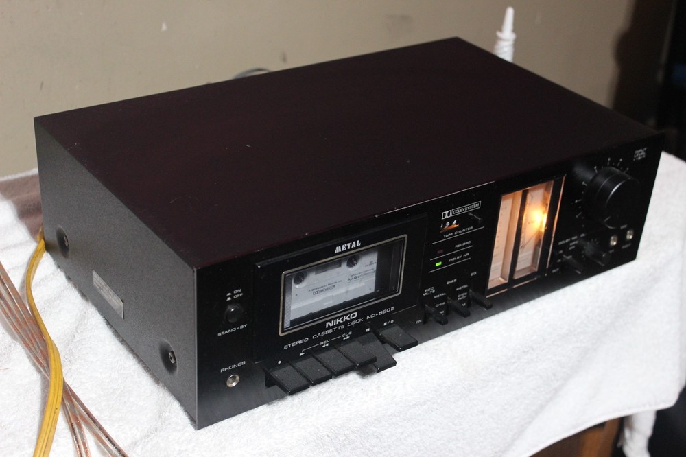 Nice Nikko ND-590II Cassette Deck Please Read