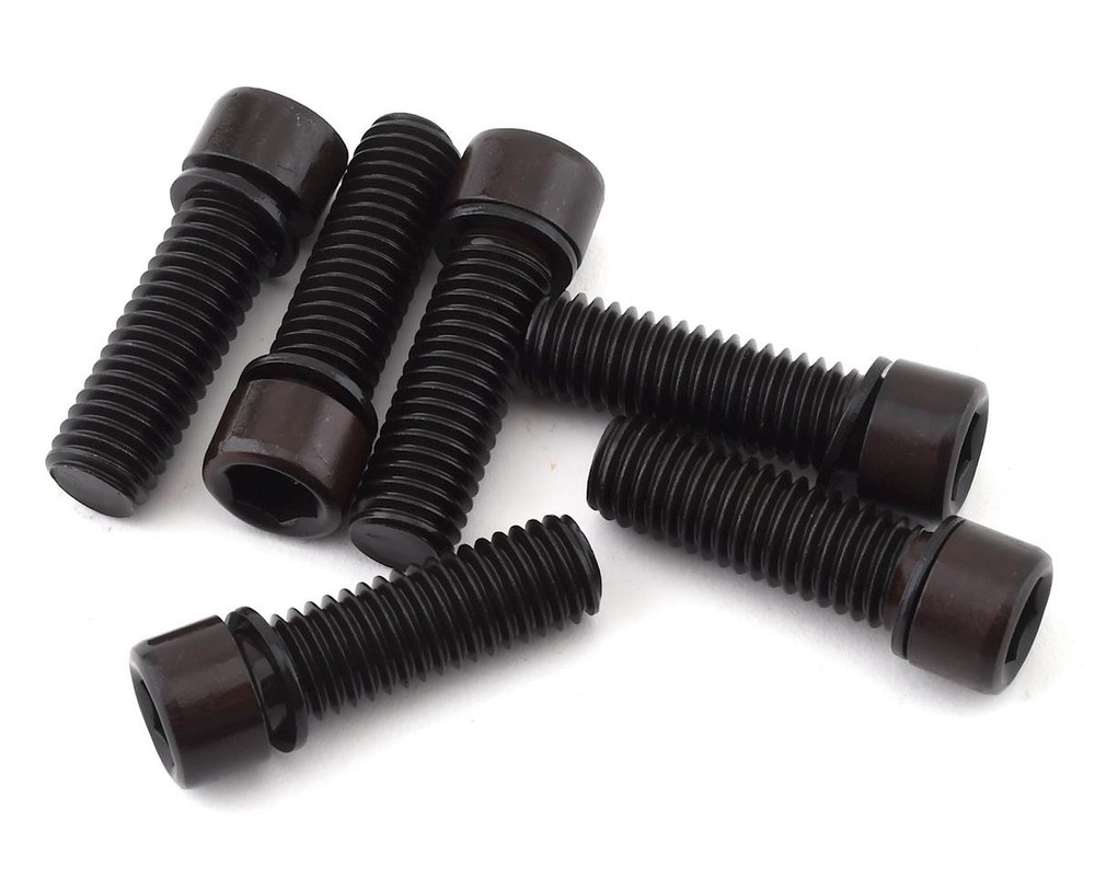 Mission Solid Stem Bolt Kit (Black)