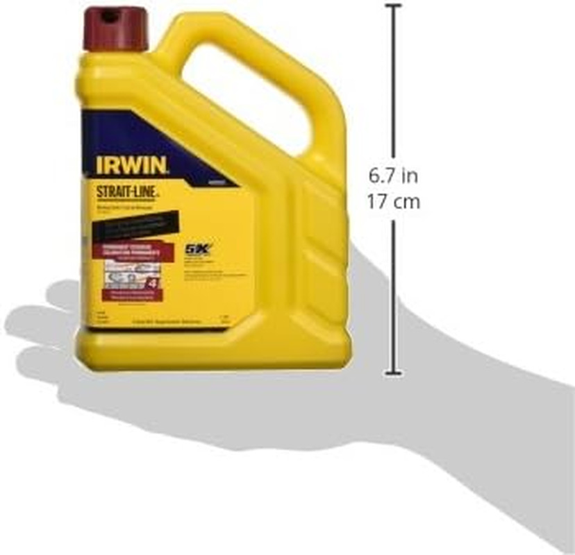 Tools STRAIT-LINE 4935522 Permanent Staining Marking Chalk, Crimson Red, 2 Poun