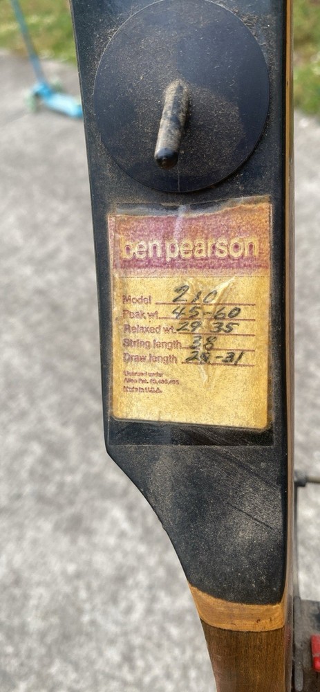 Vintage Proline Ben Pearson Large Compound Bow