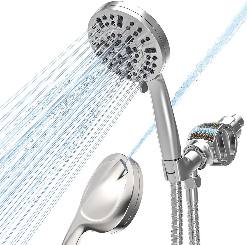 High Prure ed Shower Head with Handheld, 9 Spray Modes Shower
