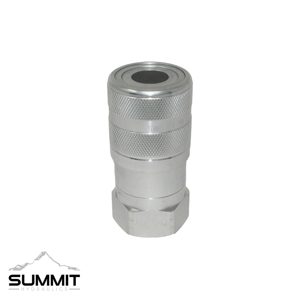 1” SAE High Flow Flat Face Hydraulic Quick Connect Coupler Set, 1” Body