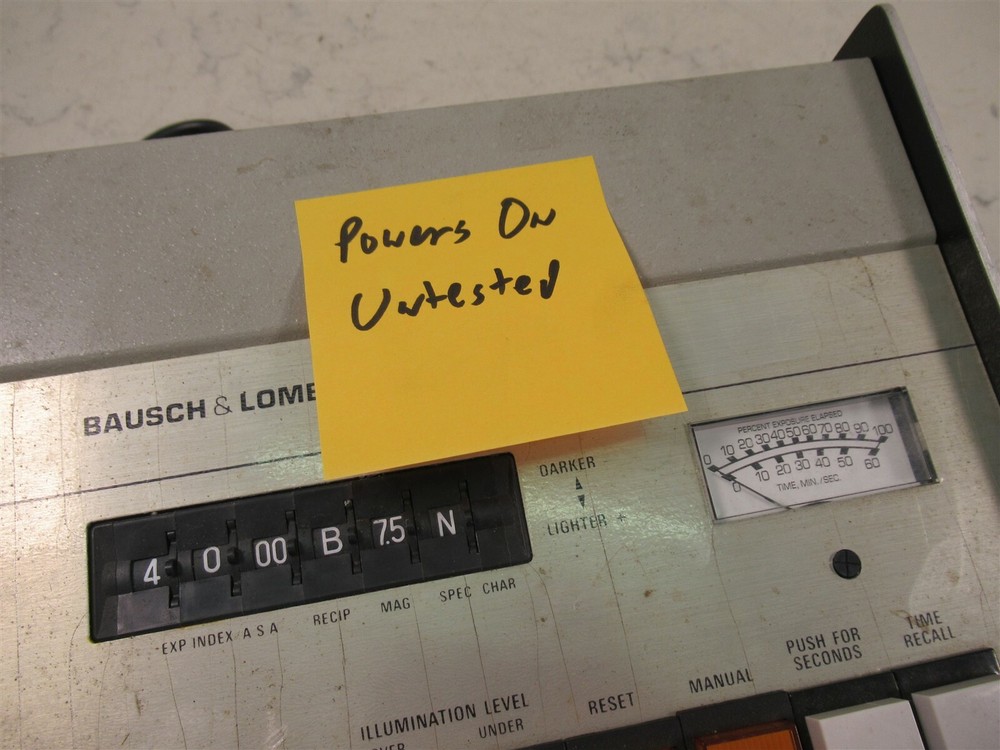 Bausch & Lomb AX-1 Microscope Photography Exposure Light Control Meter