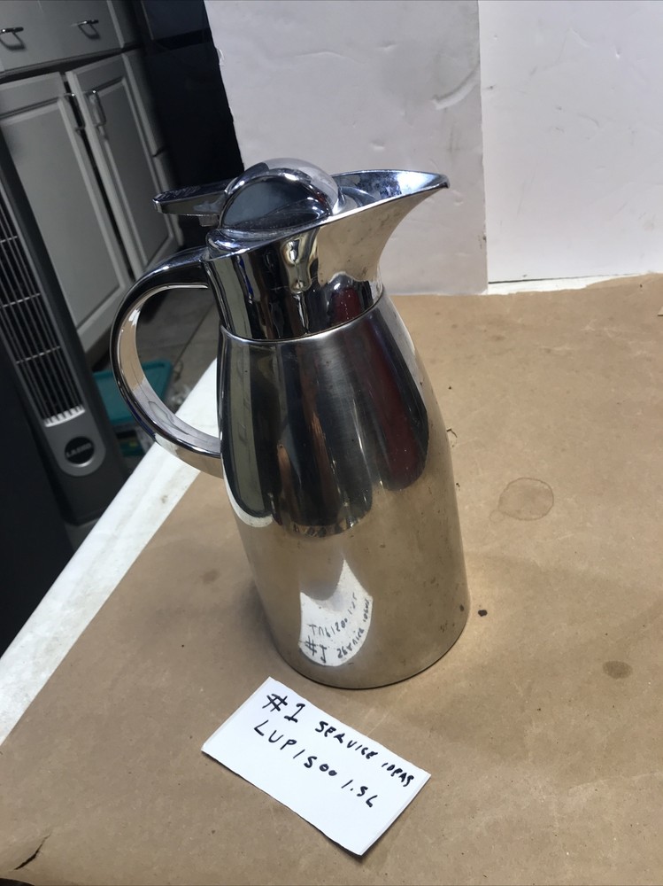 SERVICE IDEAS LVP1500 Elite Touch Push Button Server 1.5L Polished Stainless