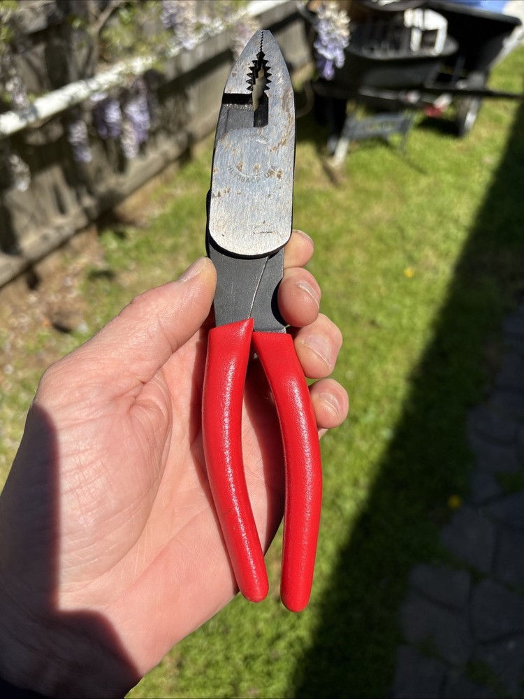 Snap-On 8” High Leverage Pliers HL138ACP Pre-owned