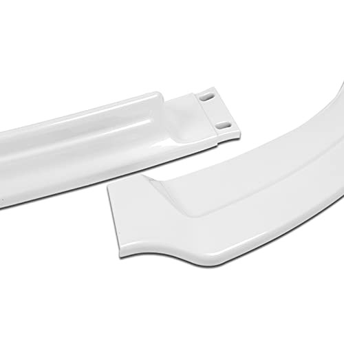 3PC Front Bumper Lip Spoiler Kit 2008-2015 Lancer White