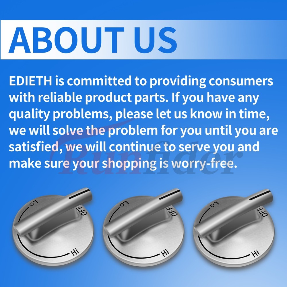 5‑Pack Surface Burner Knobs for Jenn‑Air/Maytag/KitchenAid – Repl. 74007733