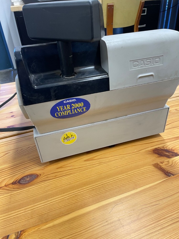 Casio PCR-360 Electronic Cash Register NO KEY MISSING RF BUTTON