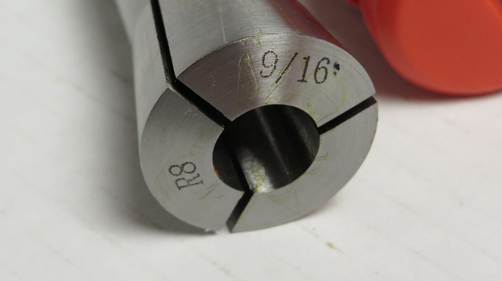 PRECISION GRADE R8 STYLE R-8 COLLET SIZE: 9/16 **3 PACK**