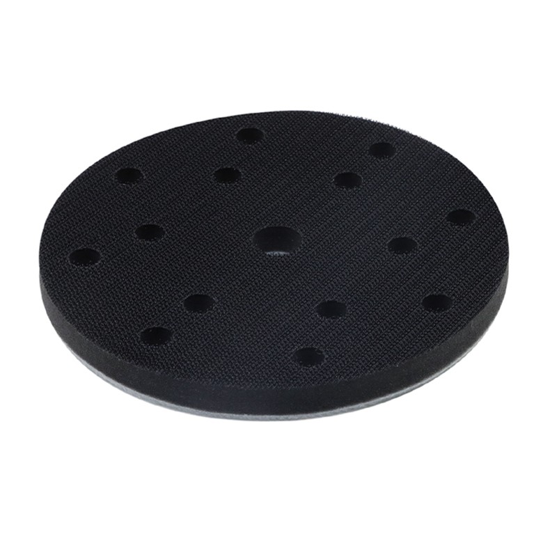 4Pcs 6" Hook & Loop Soft Sponge Sanding Disc Backing Pad Interface Pads 15-Holes