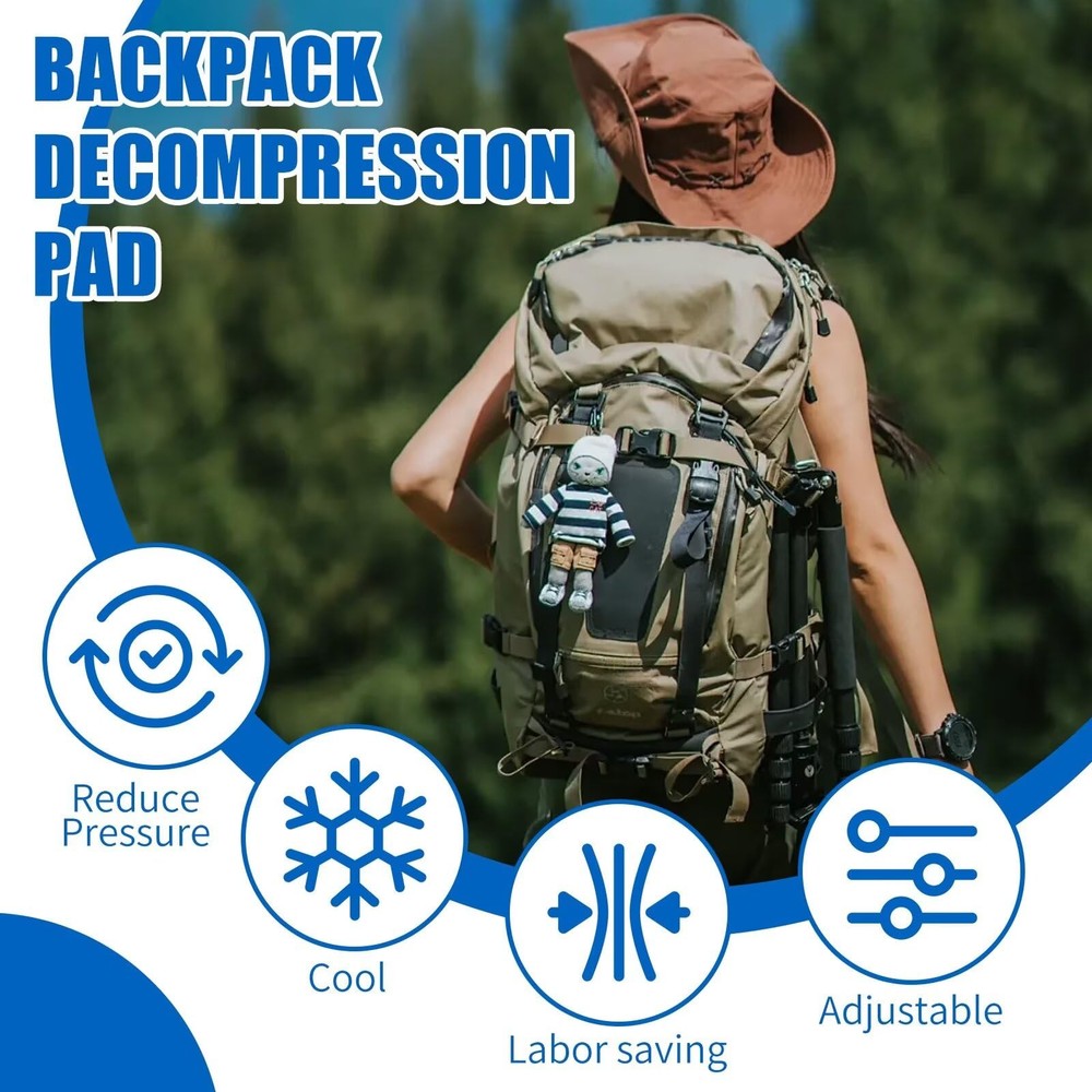 Backpack Ventilation Frame Breathable Backpack Ventilation Spacer | Sweat-Fre