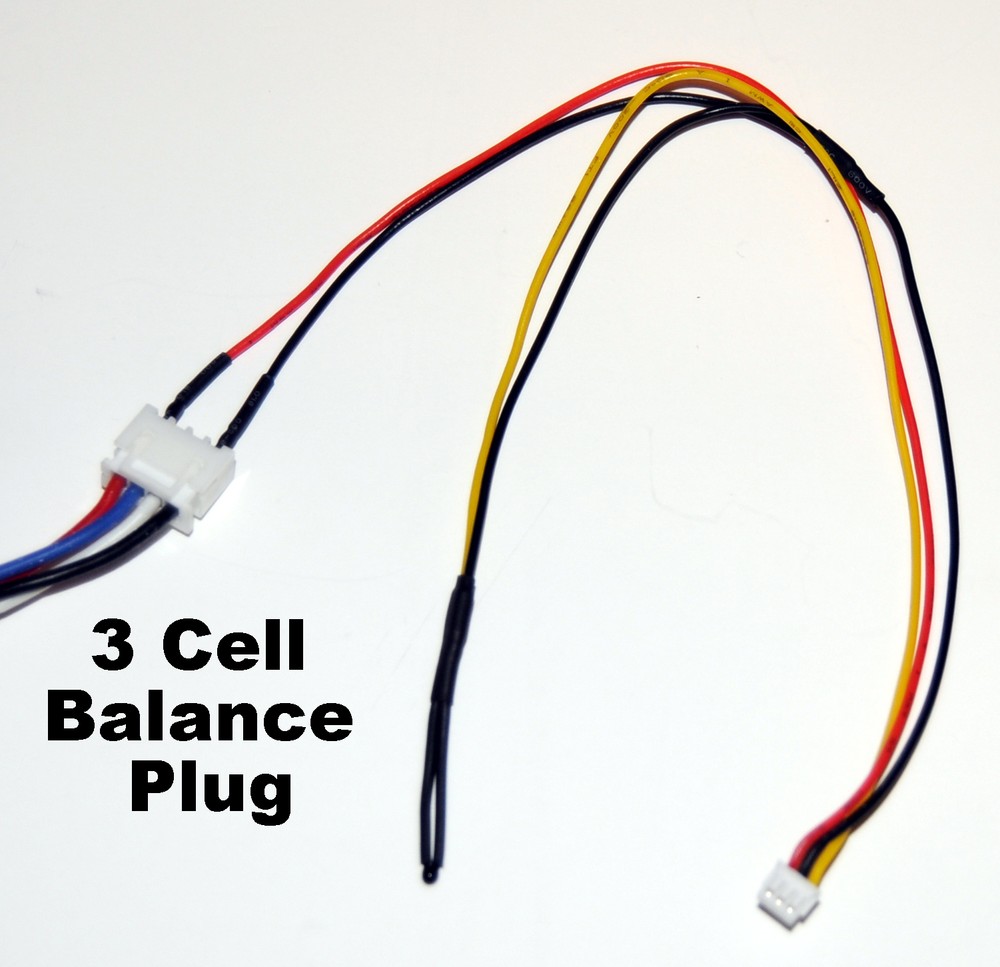 3 Cell Flight Pack Volt & Temp Sensor for TM1000, TM1100 and OrangeRx,Used