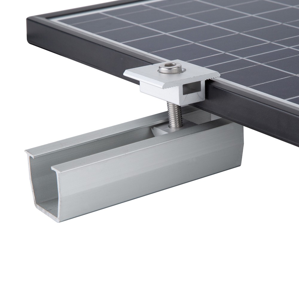 Solar Panel Mounting Brackets Rails Universal Side Middle Clamp System 30/35mm