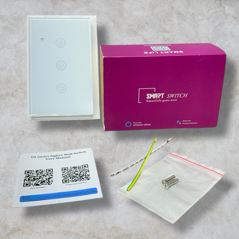 ZigBee Smart Switch DS-121 (3 Gang) | White