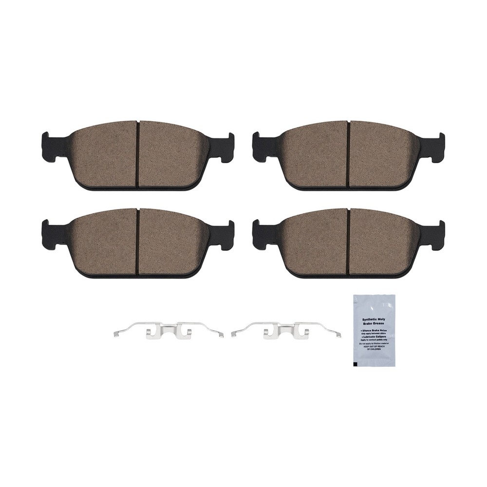 Front & Rear Disc True Ceramic Pads Kit For 2013 2014 2015 2016 Ford Escape