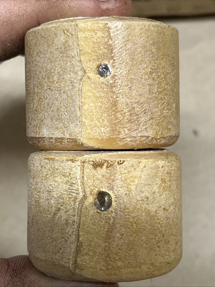 2 CR Ind. Rawhide Replace Faces For Split Head Hammer #3 PN#650043 1-3/4” Dia