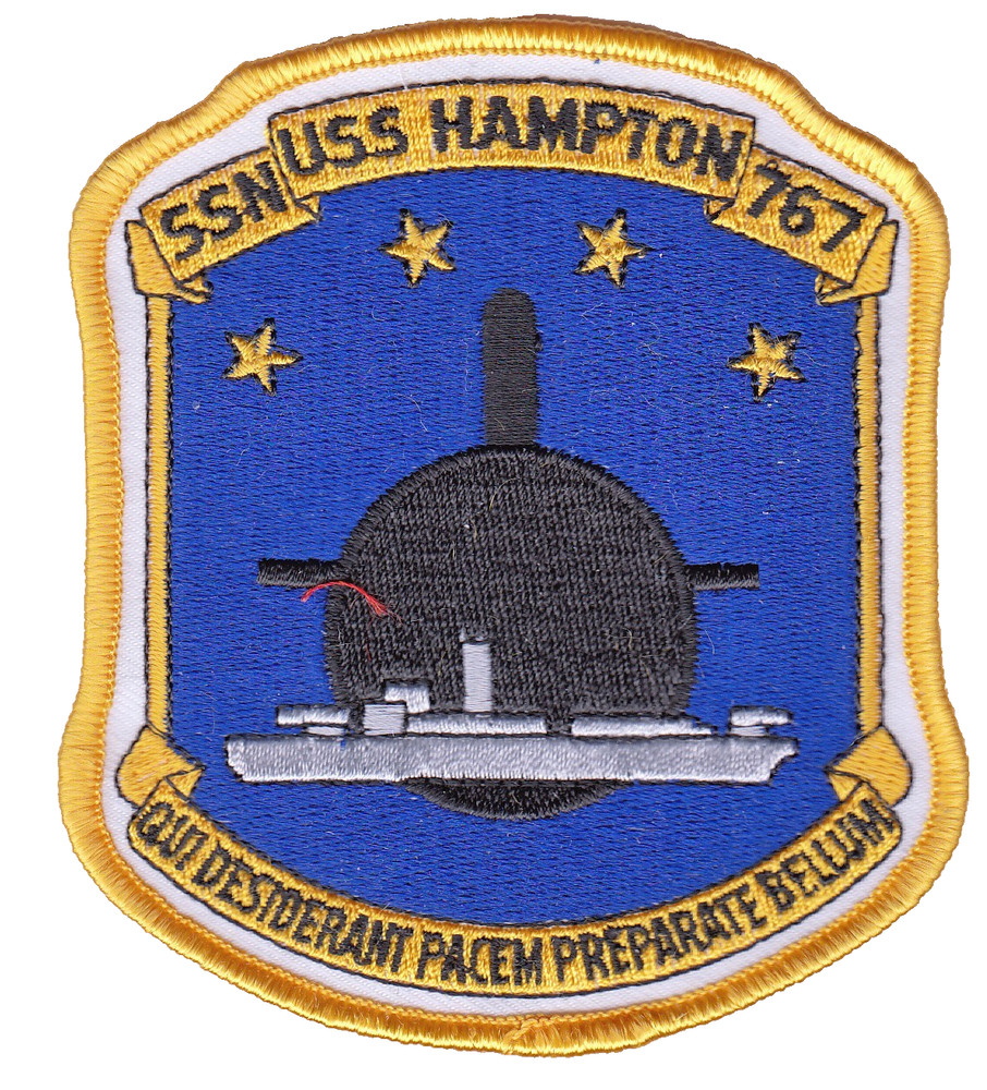 USS HAMPTON SSN-767 PATCH