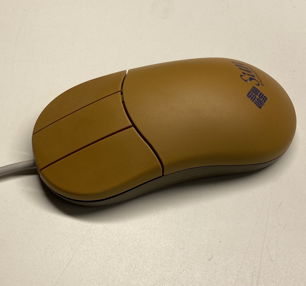 SUN Oracle 370-3632 Type-6 USB CROSSBOW 3-BUTTON USB MOUSE (YELLOW)