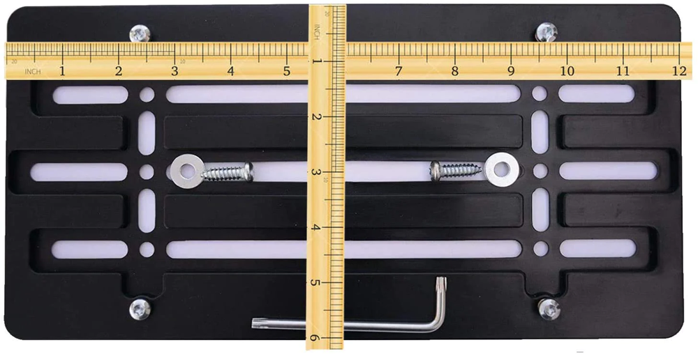 Tesla Model S, X Front License Plate Bumper Mount Holder Bracket, 2012-2023