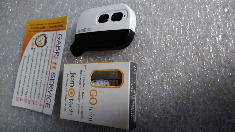 JCM TECH technologies GO MINI EVO 2 Channel Fm 868.35MHz Rolling Code CR2032
