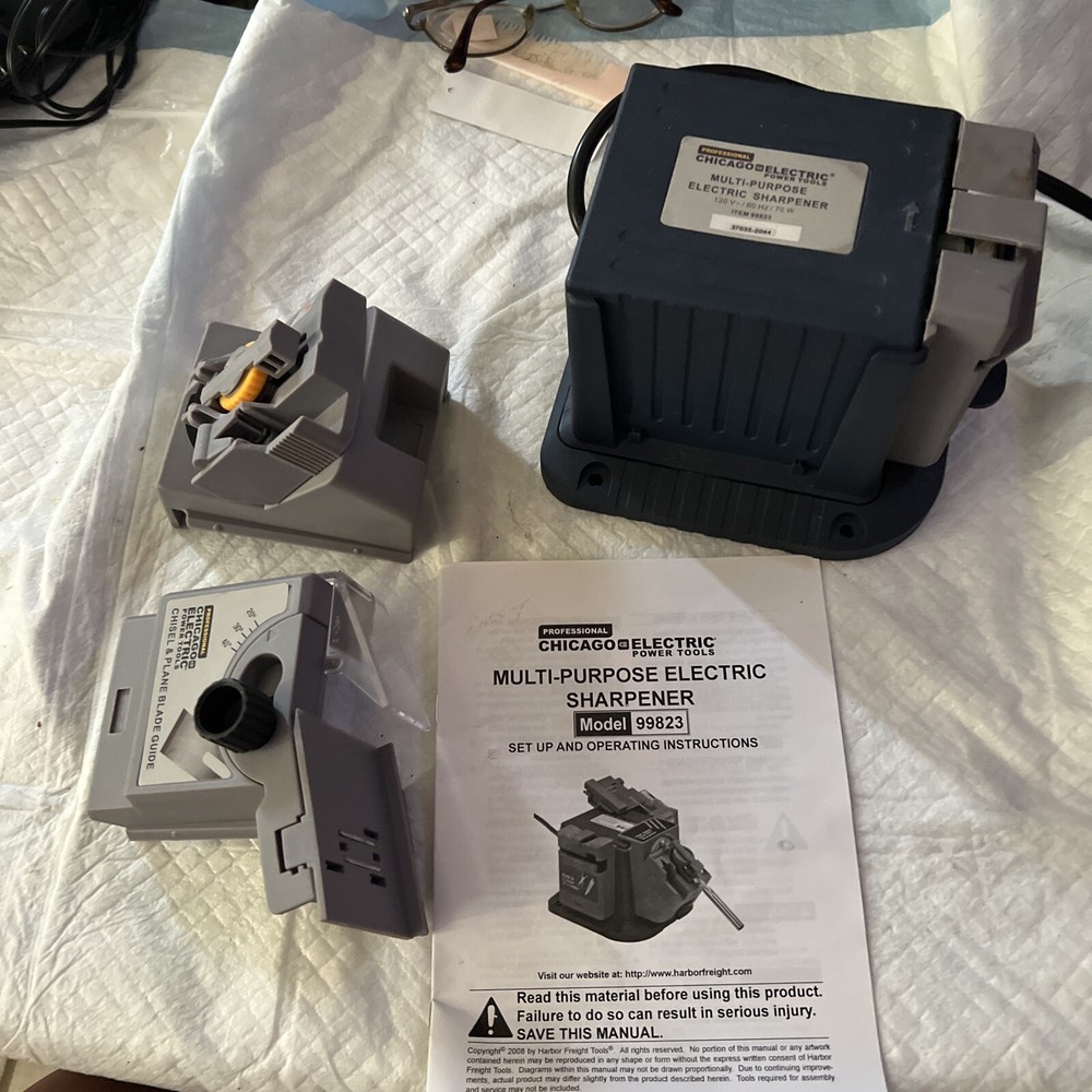 Chicago Electric Power Tools 99823 Multipurpose Sharpener -