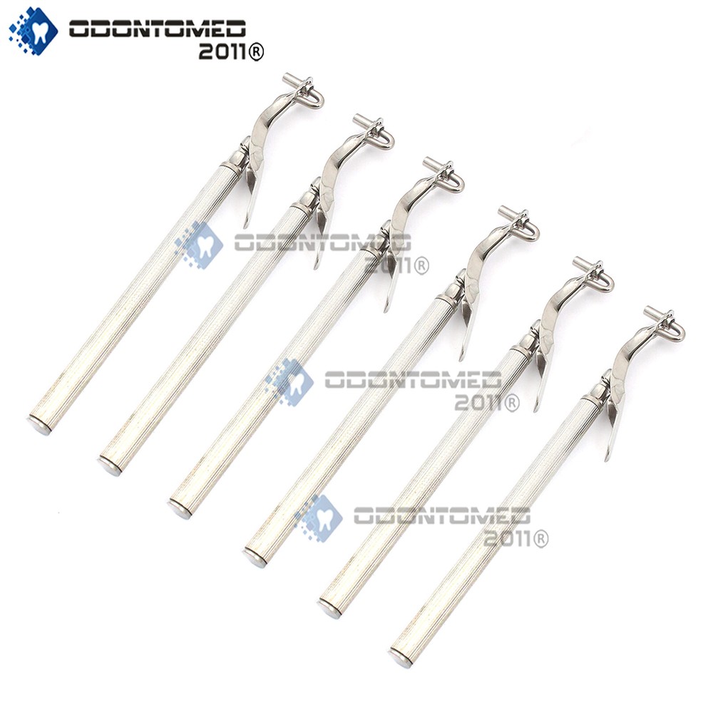 6 Amalgam Carrier Single Ended Surgical Dental Instruments