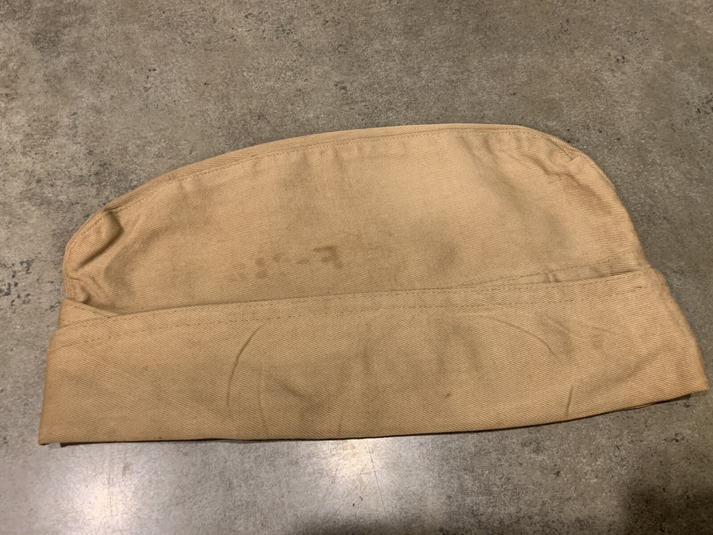 Vtg Garrison Cap Militaria Possibly Ww2