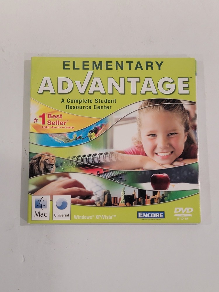 Elementary Advantage 2009 PC CD-ROM - Windows & Mac, Learning, 2 Discs