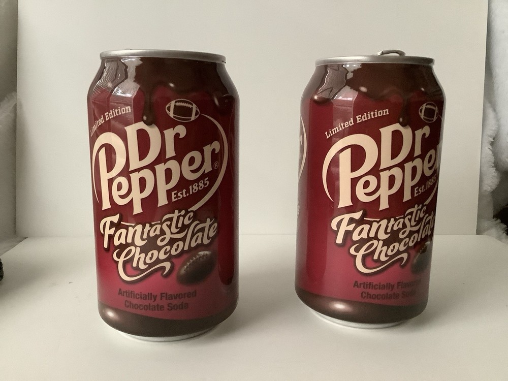 Limited Edition Dr. Pepper Fantastic Chocolate Empty Cans