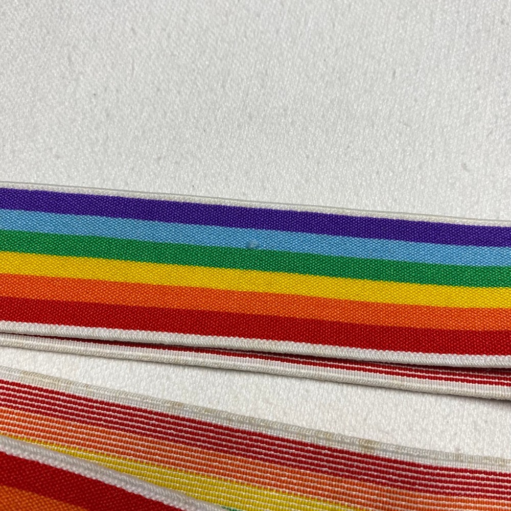 Unbranded Unisex Suspenders One Size Rainbow Adjustable Stretch