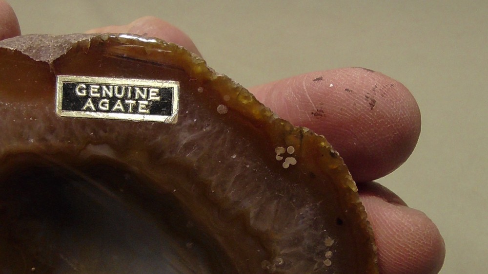 Large Banded Agate Crystal Stone Brazil