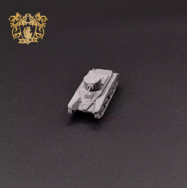3D Printed 1/144 Soviet Bt-2 Light Tank Uncolored Product