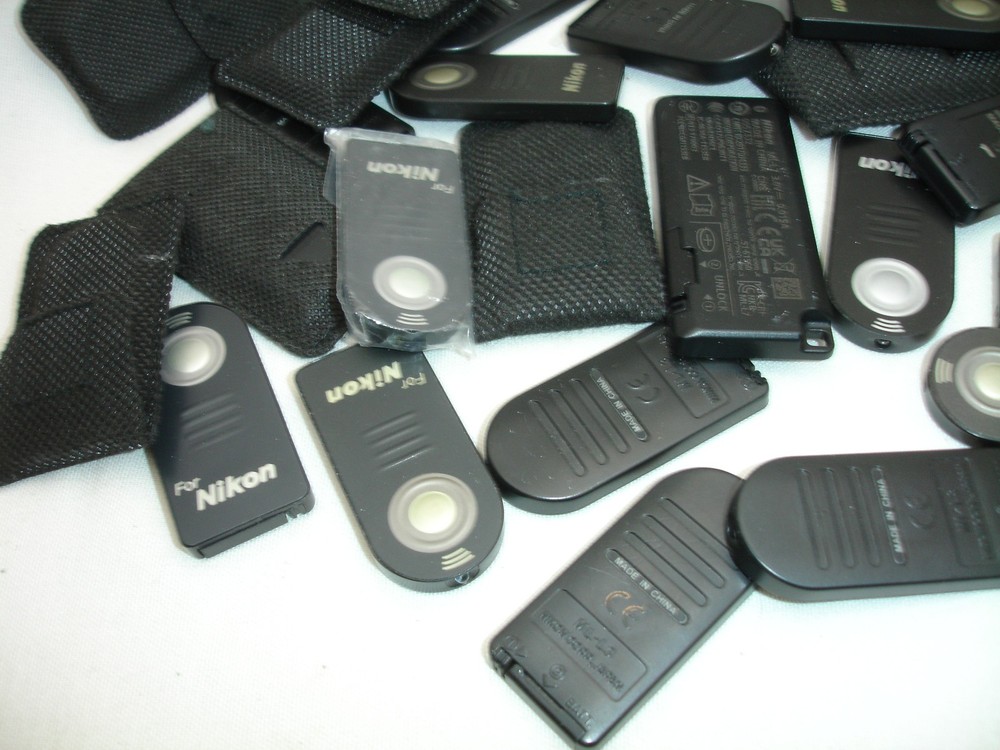NIKON Camera Remote Control Lot 37 pcs Untested