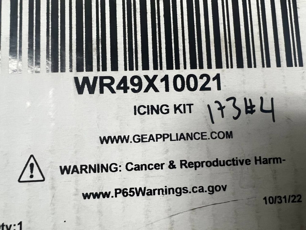 Genuine OEM GE Icing Kit WR49X10021