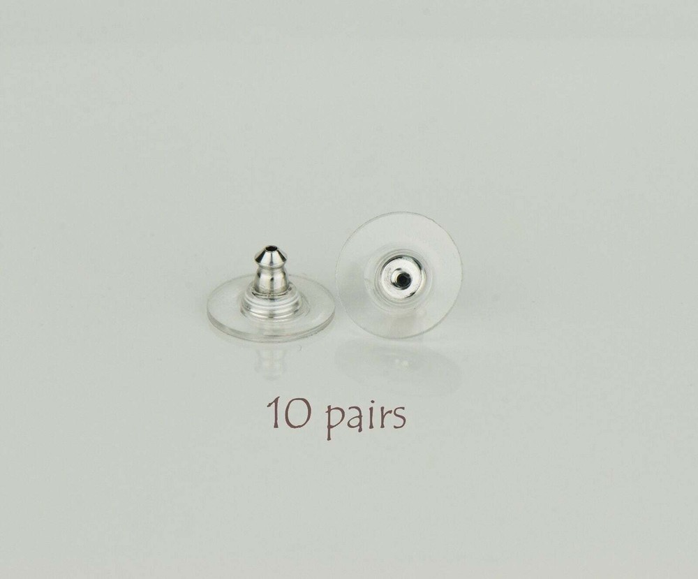 Earring Backs 10 Pairs