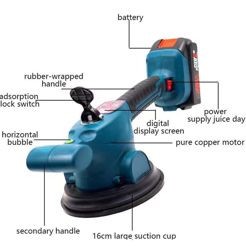 High Power Floor Tile Laying Machine Adjustable Floor Vibrator Power Tool