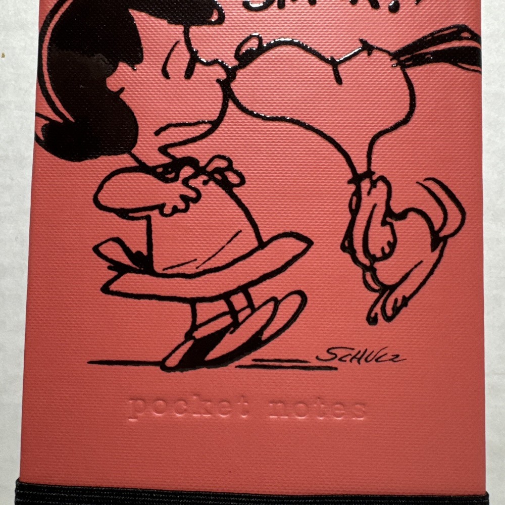 Hallmark “Peanuts” Notepad 50 Sheets Pocket Notes Lucy & Snoopy