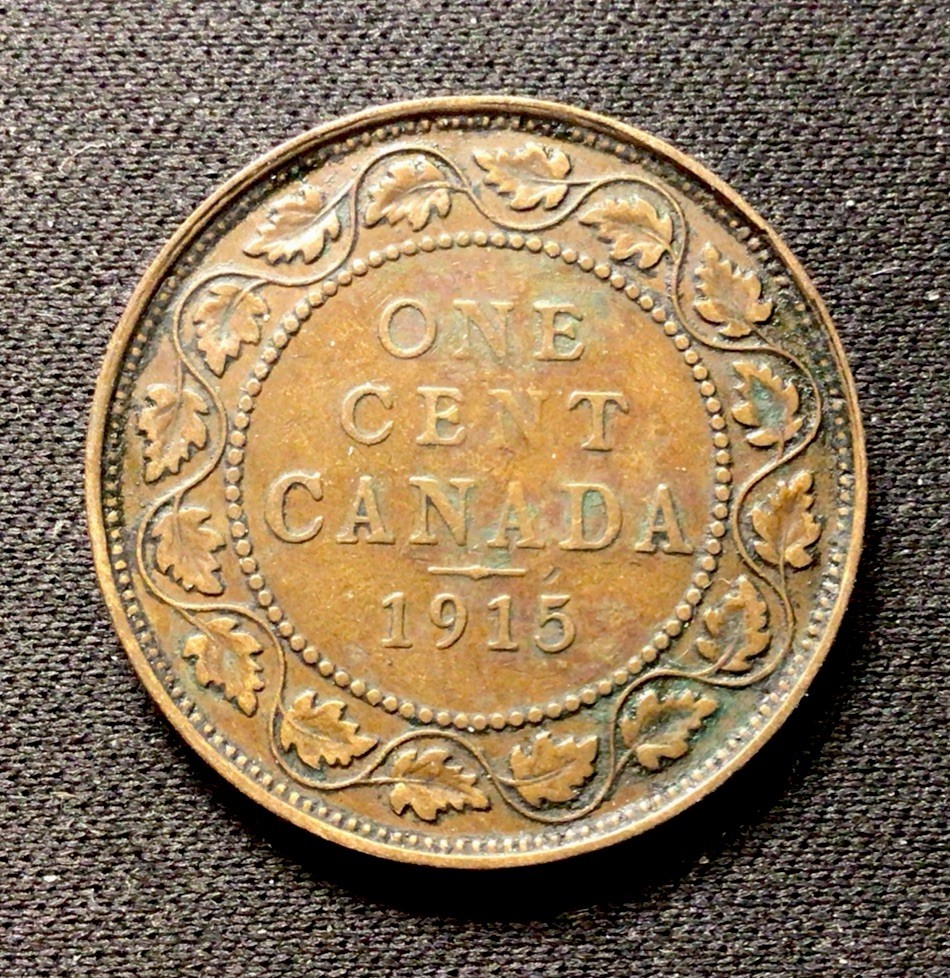 1915 Canada One Cent! ENN Coins