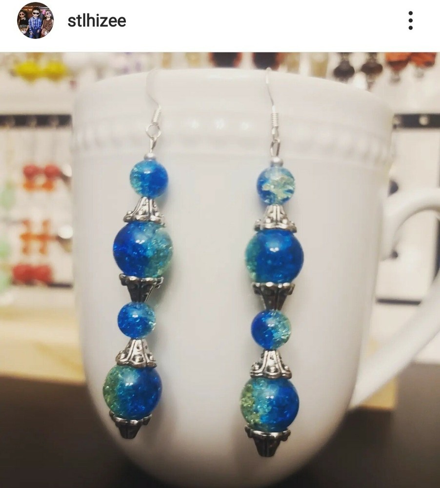 handmade beaded earrings