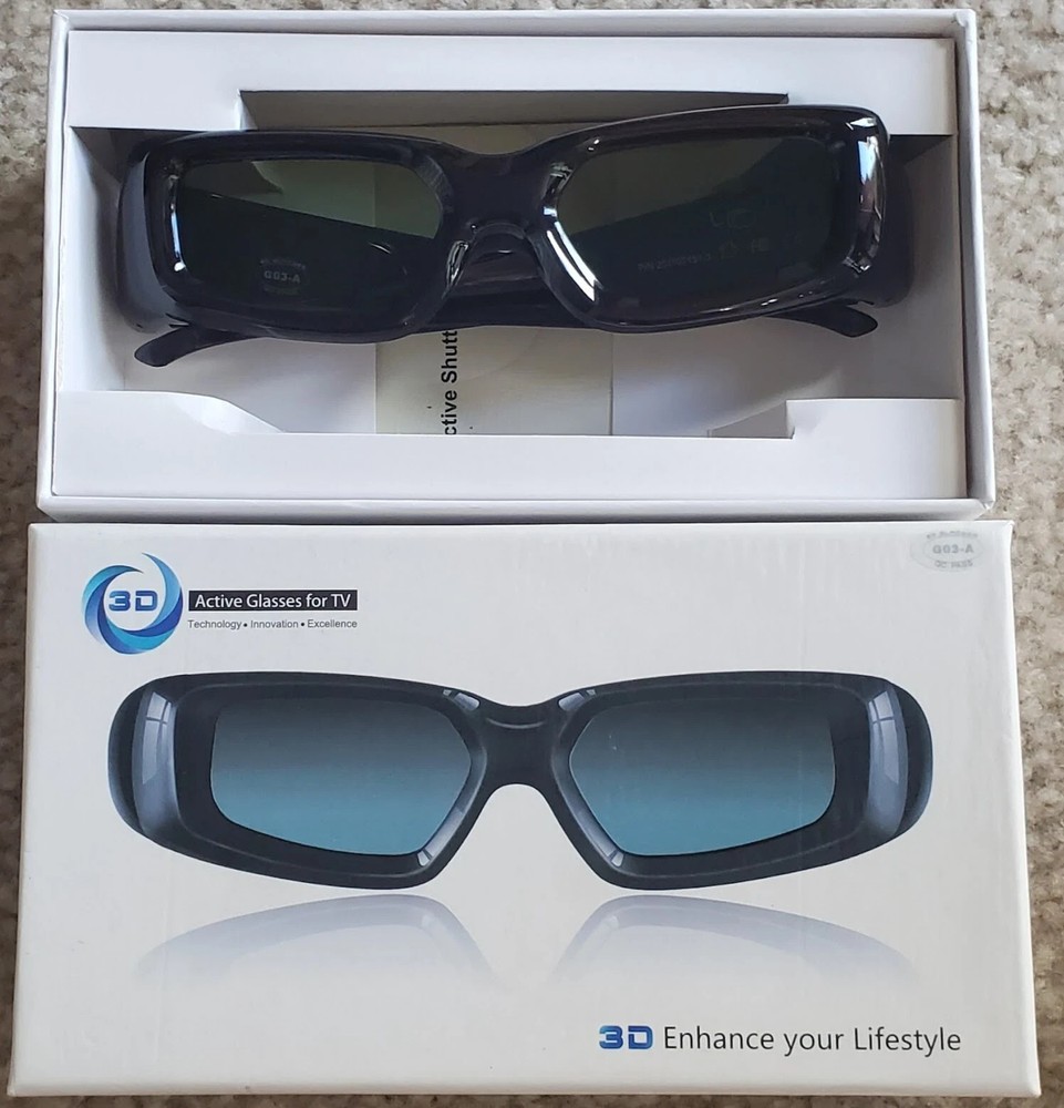 3D Active Shutter Glasses for TV