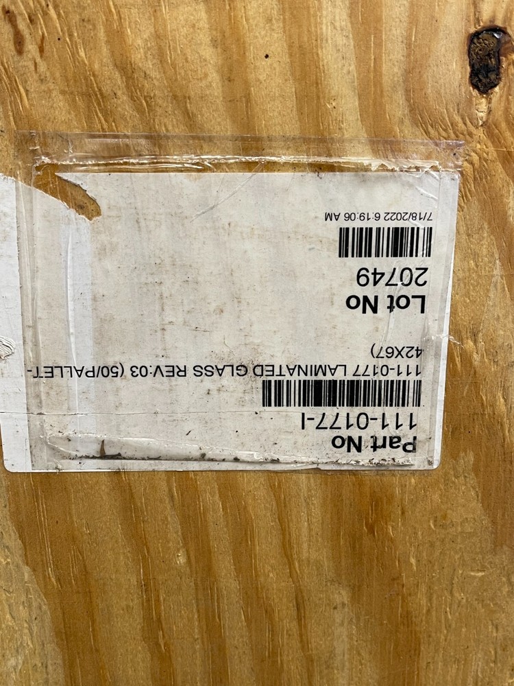 111-0177 wheel loader glass RH front panel for caterpillar