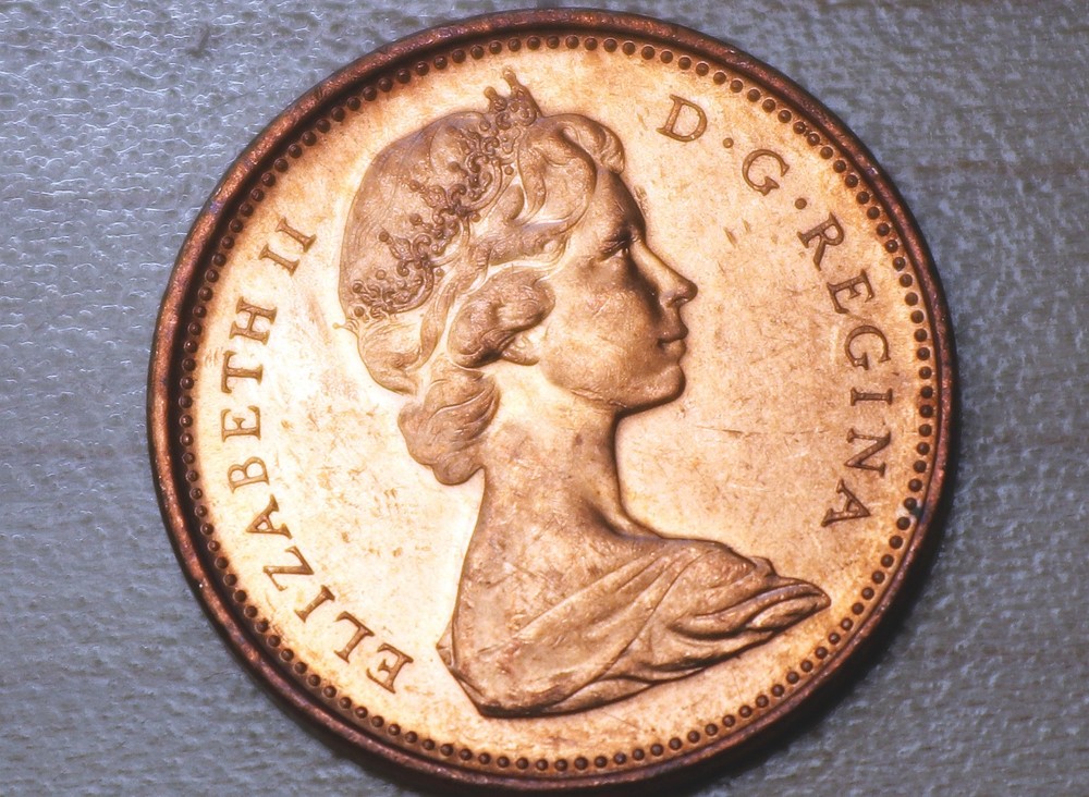 1965 Canada 1 Cent Unc.
