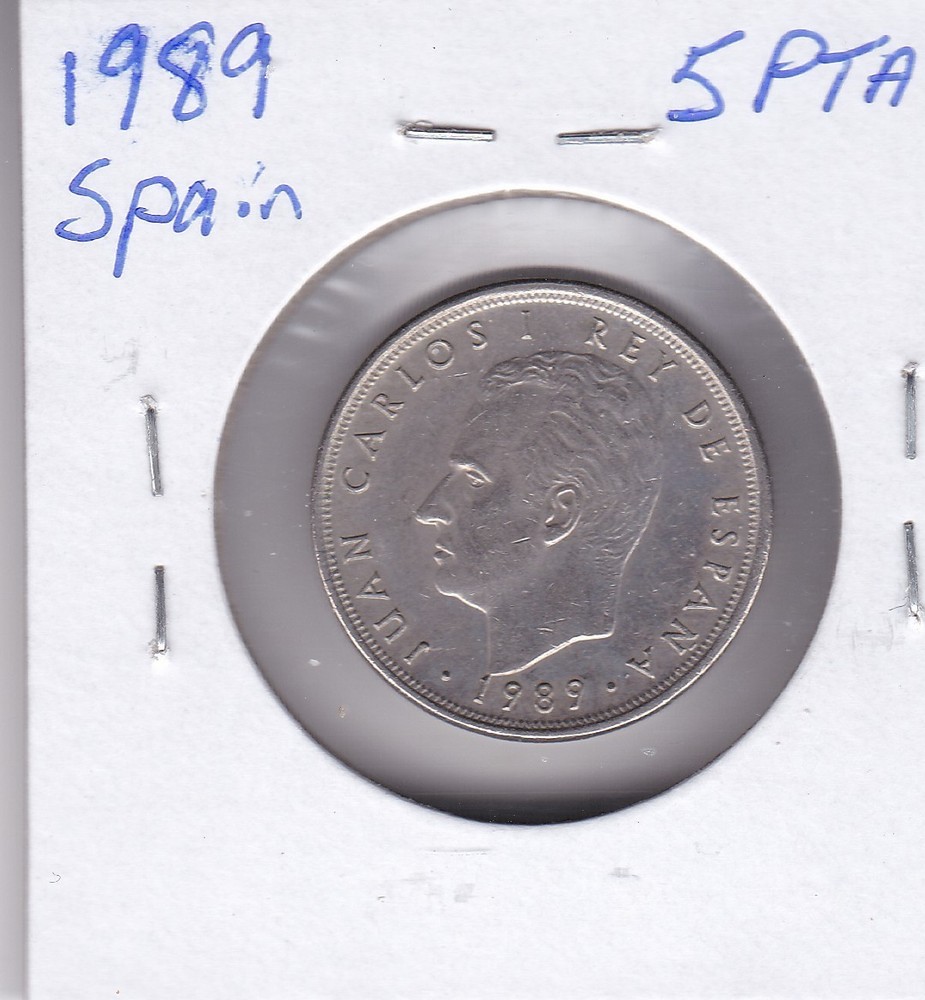 1989 Spain 5 Pesetas