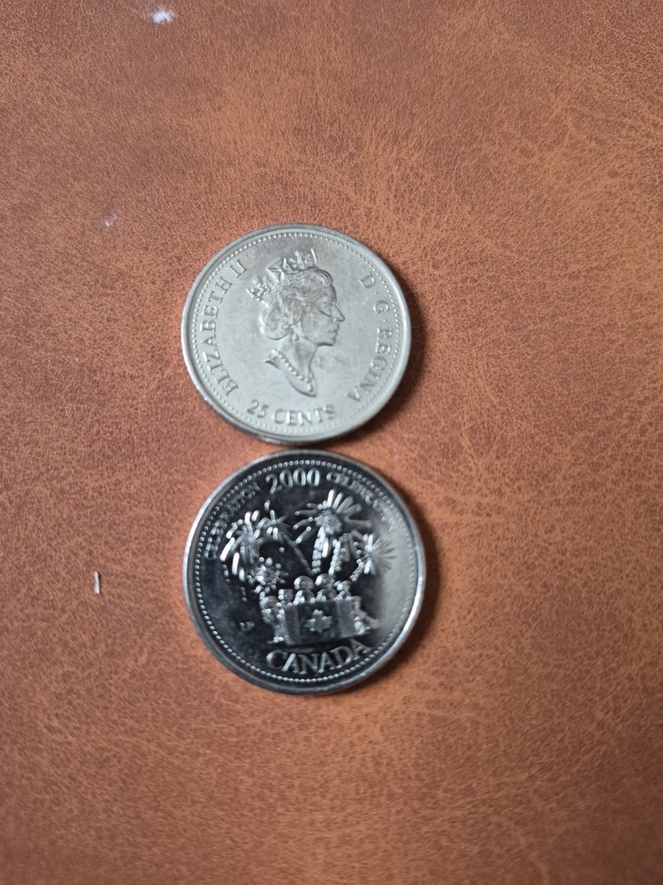 Canada 25 Cents-Quarter -- Celebration 2000