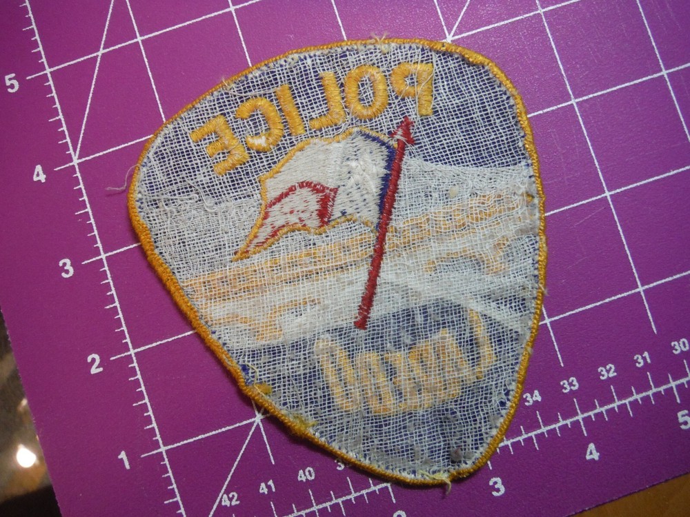 Laredo Texas POLICE patch-uniform take off