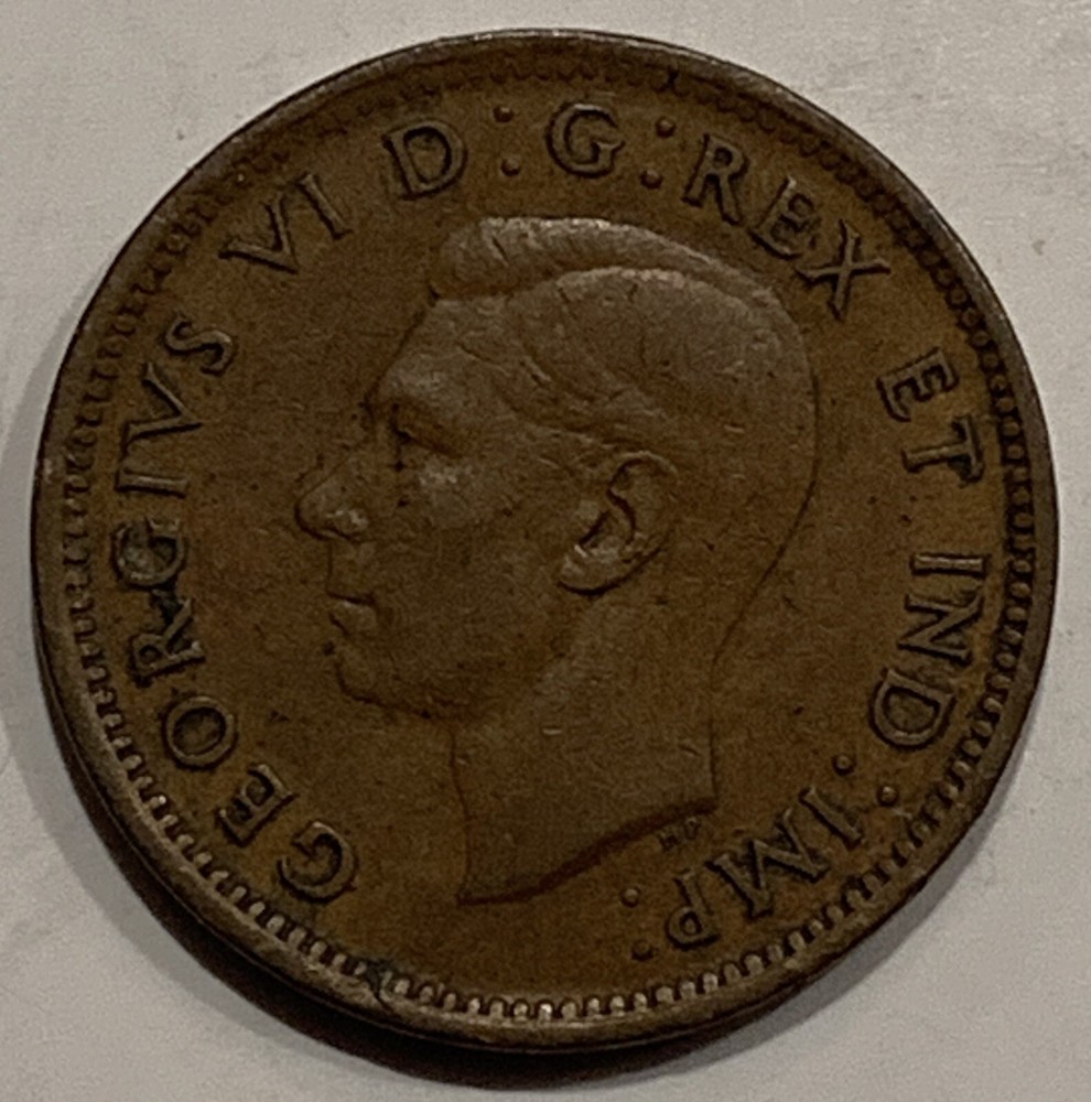 1941 Canada 1 Cent George VI
