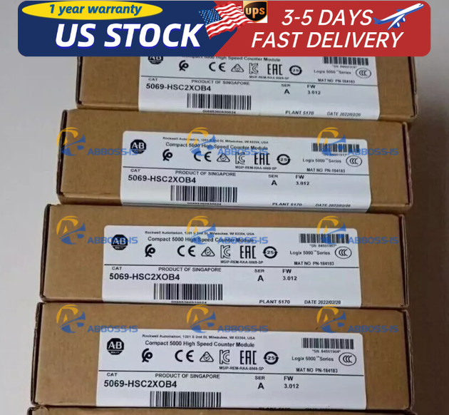 New Sealed Allen-Bradley 5069-HSC2XOB4 CompactLogix High Speed Counter Module
