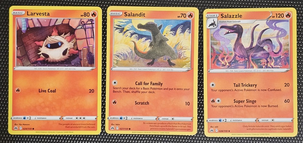 NM Crown Zenith Complete Common and Uncommon Set - 71 Cards